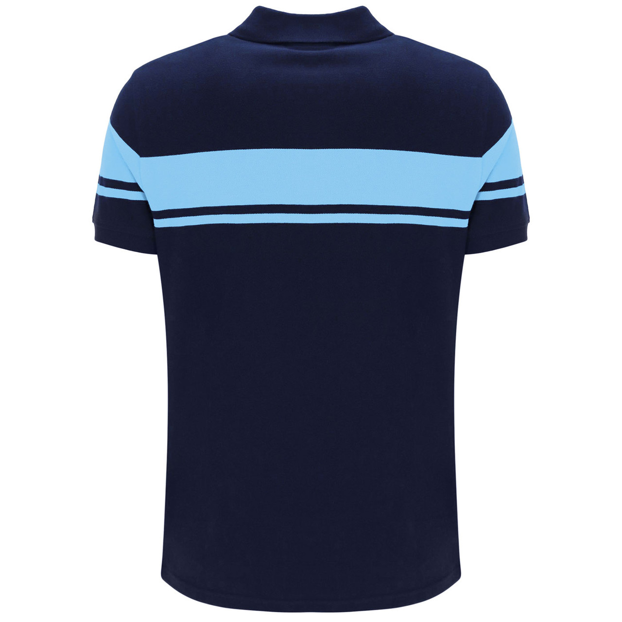 Sergio Tacchini Young Line Retro Mod Pique Polo in Navy/Blue