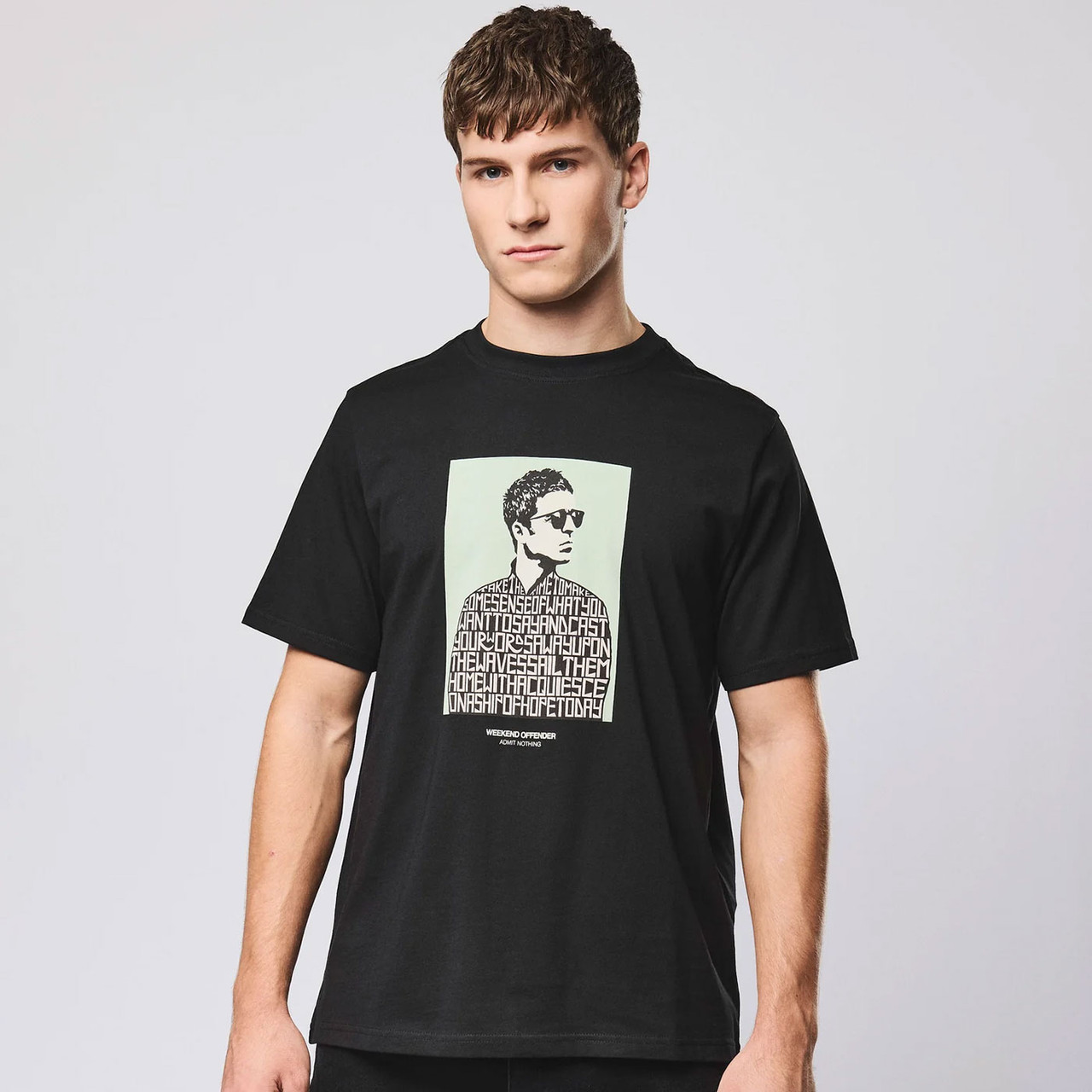 Weekend Offender Camden Noel Gallagher The Masterplan T-Shirt in Black
