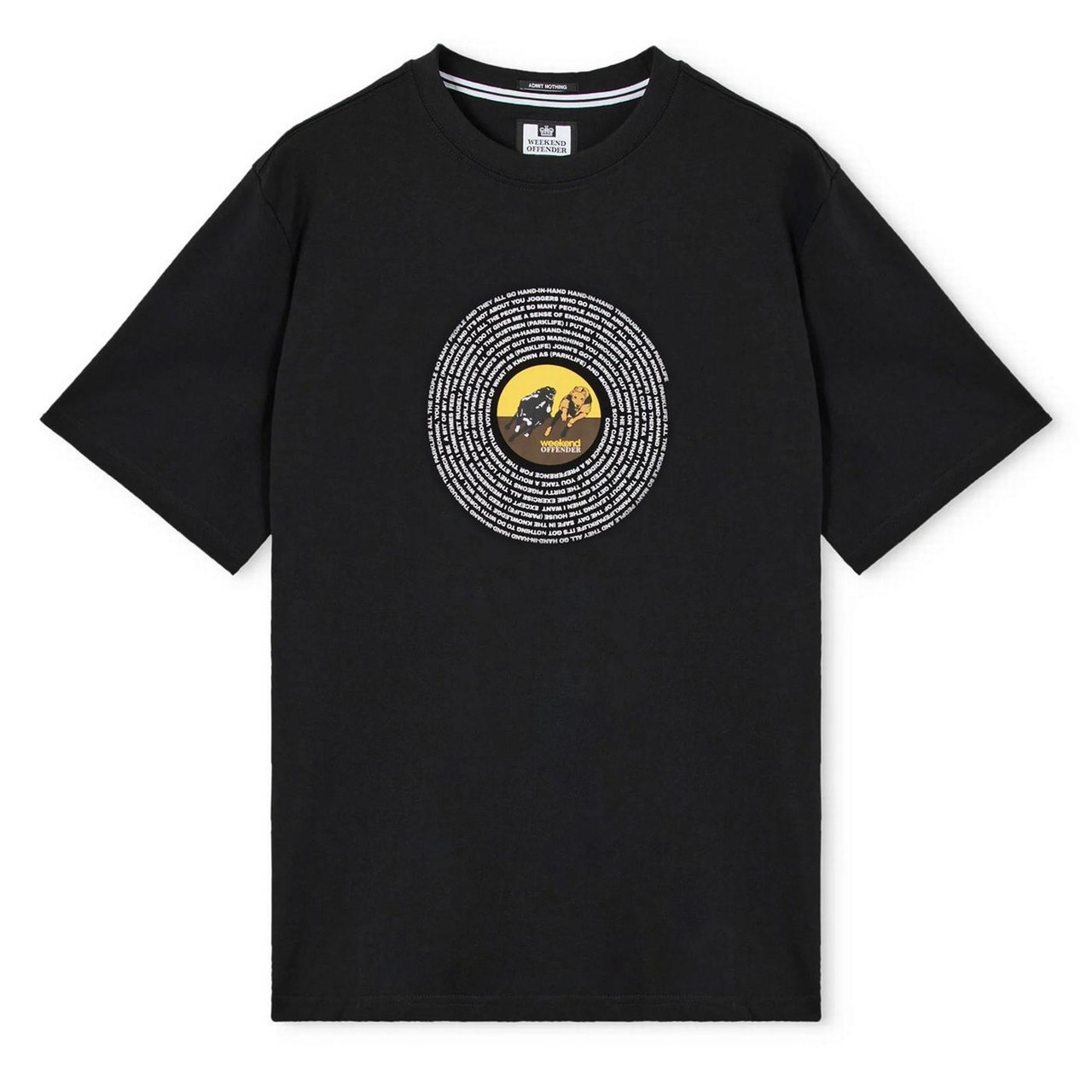 Weekend Offender Wansdown Blur Parklife T-Shirt in Black