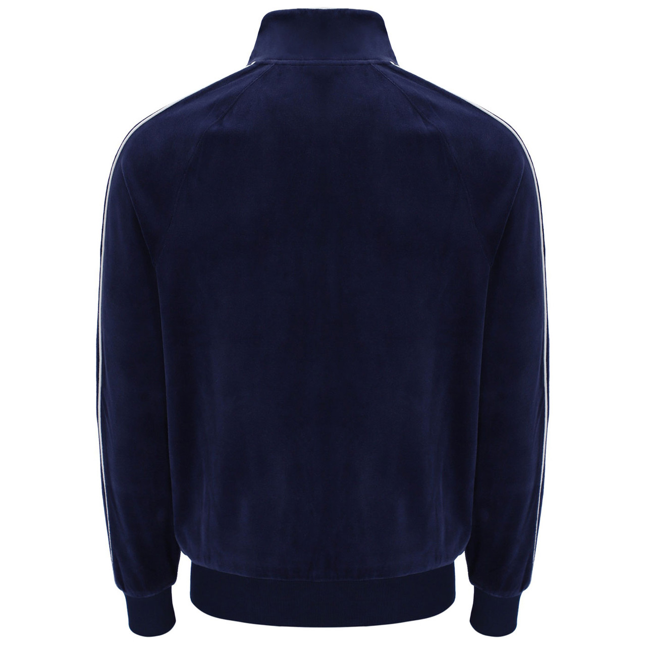 Sergio Tacchini Tasso Velour Track Top in Maritime Blue