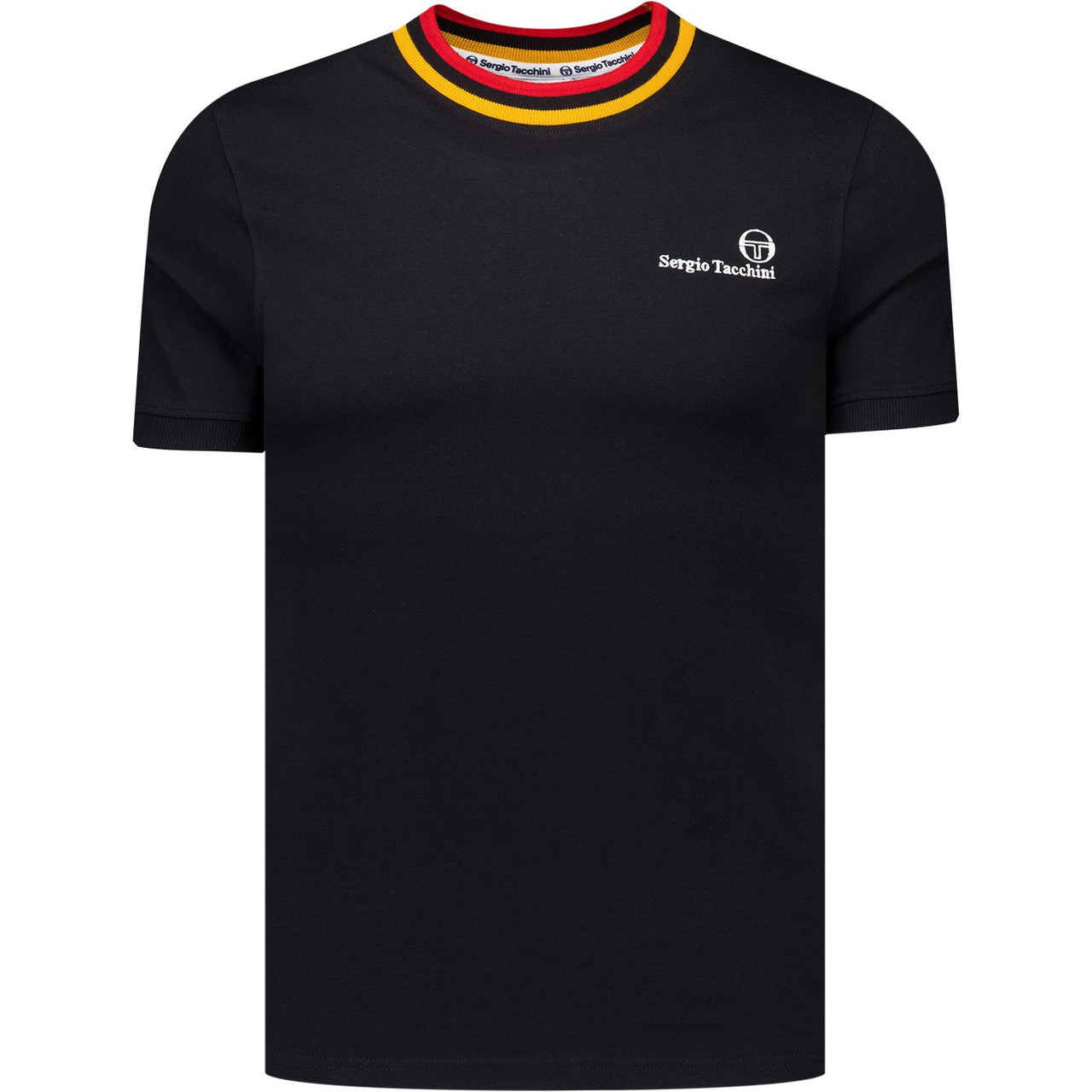 Sergio Tacchini Rainer FC Archivio 80s Football T-shirt in Black