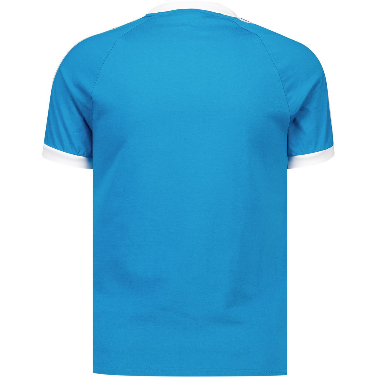 Sergio Tacchini Pino Sleeve Stripe Ringer T-Shirt in Mykonos Blue