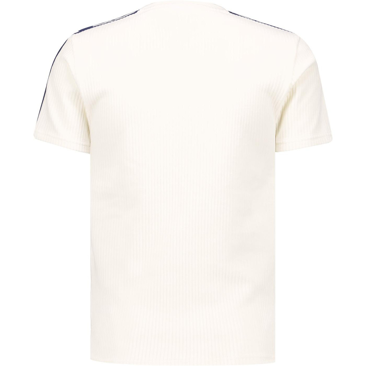 Ellesse Madori Men's Ribbed Corduroy Taped T-Shirt in Off White