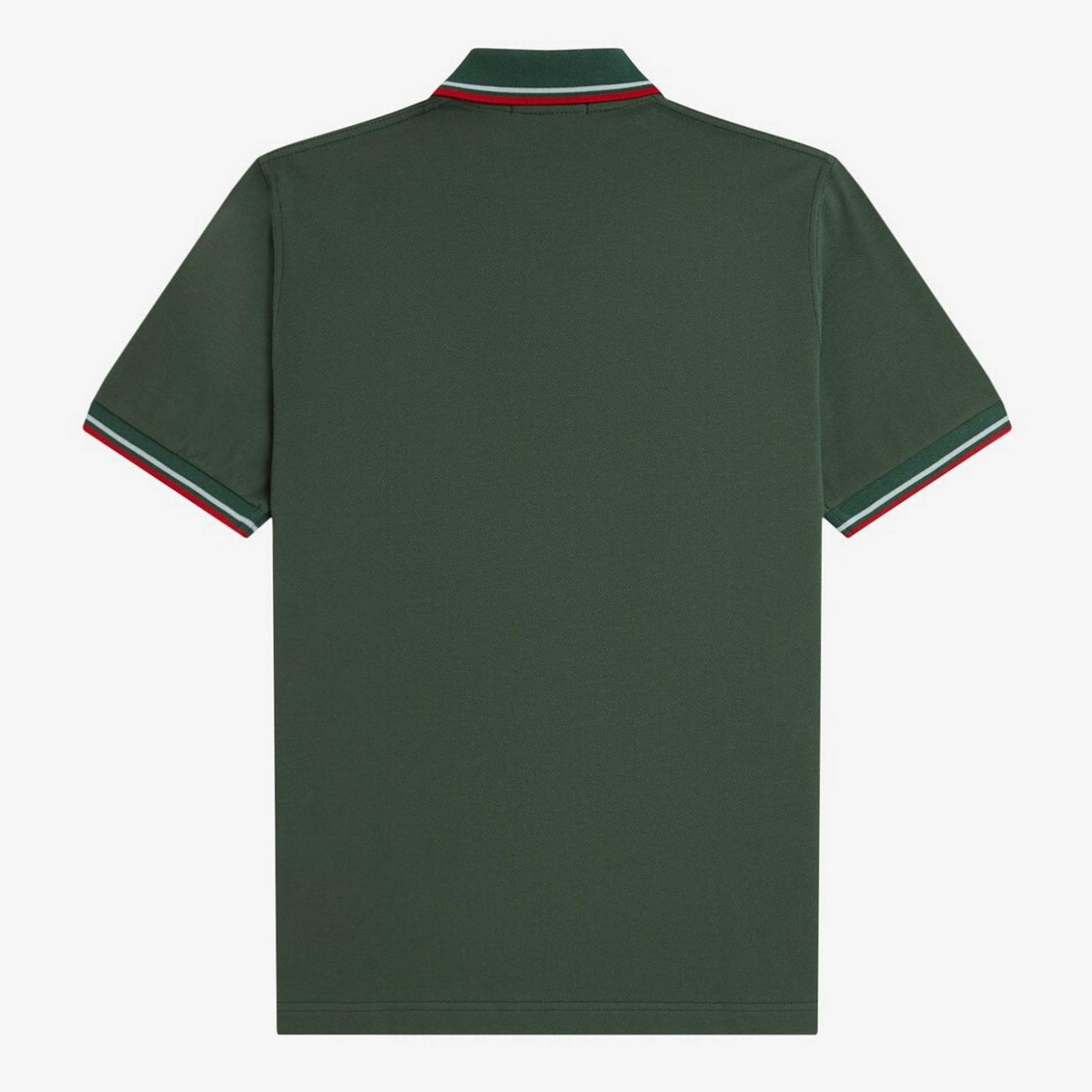 トップス Made in ENGLAND/FRED PERRY M12 Green FRED PERRY M12 Made in England Twin Tipped Polo Shirt - Tartan Green