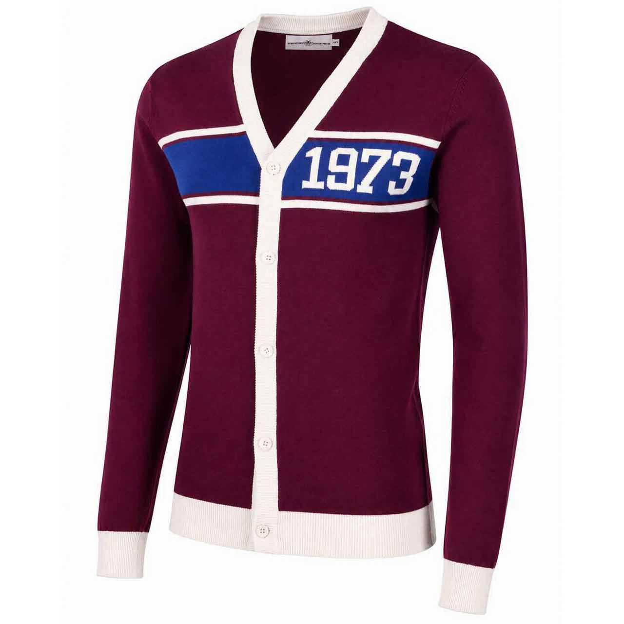 Madcap England Three Before Eight Retro Cardigan - Zinfandel