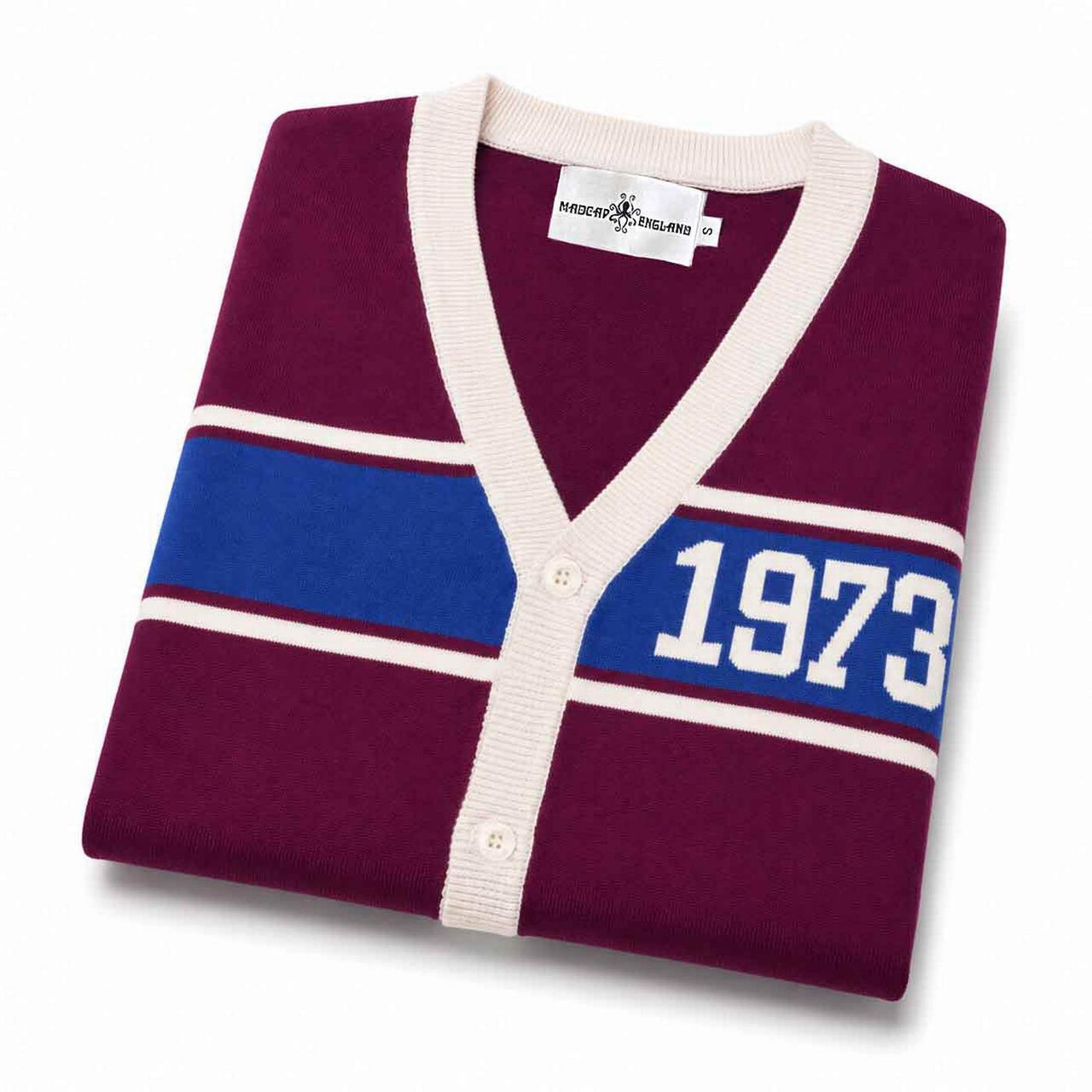 Madcap England Three Before Eight Retro Cardigan - Zinfandel