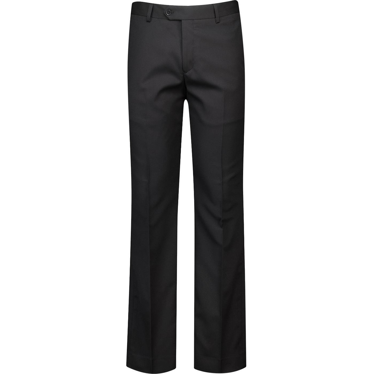 Merc London Men's Plain Black Mod Suit Trousers