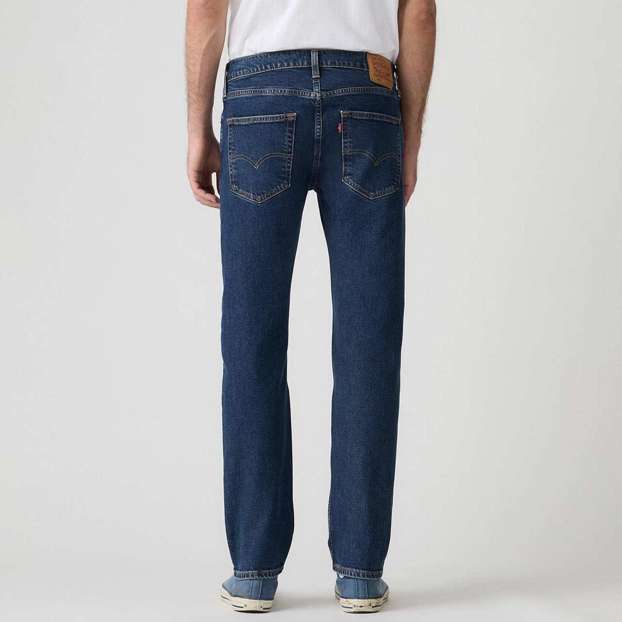 Levi's 502 Dark Indigo Denim Taper Jeans in All My Thoughts