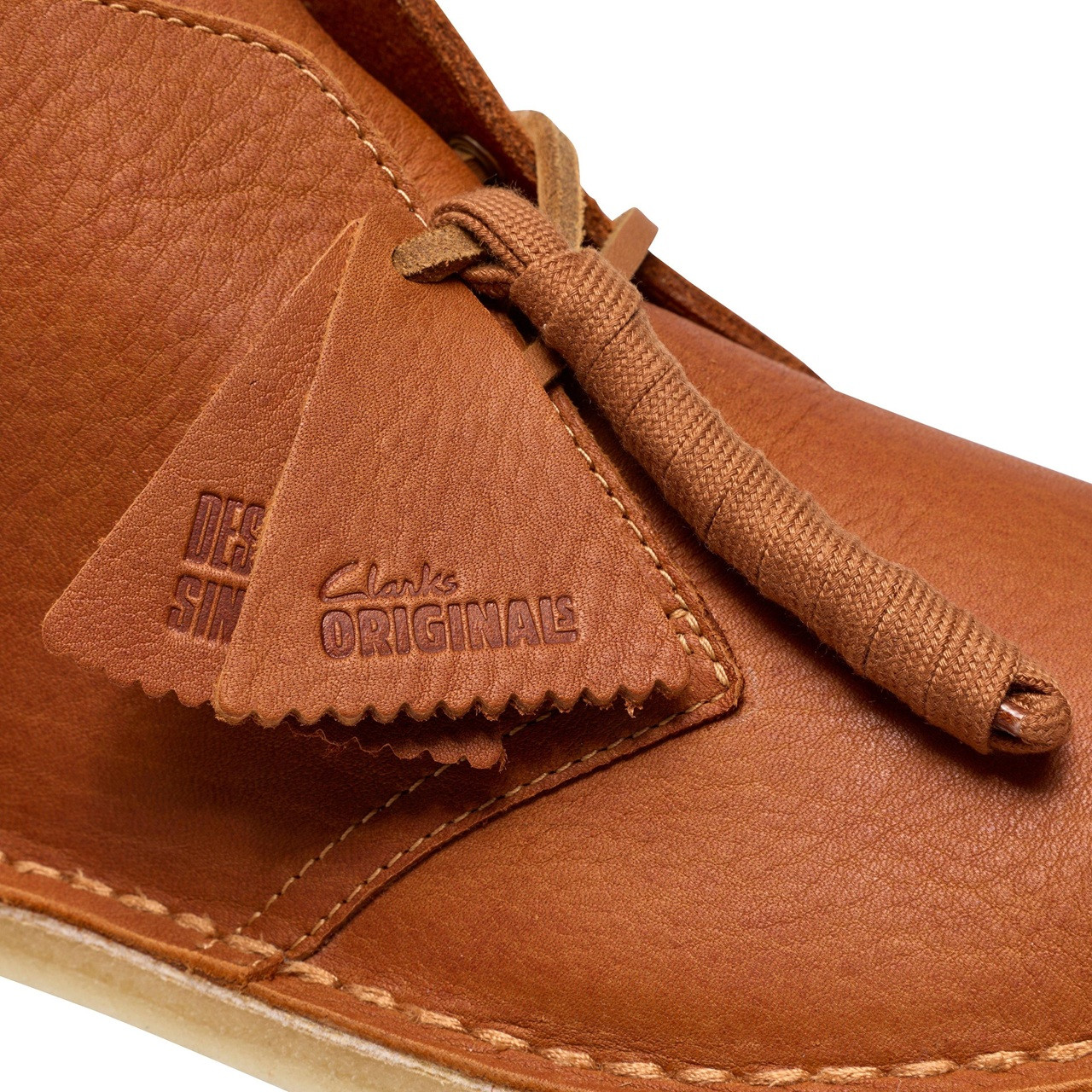 Clarks Originals Men's Mod Crepe Sole Desert Boots in Burnt Orange