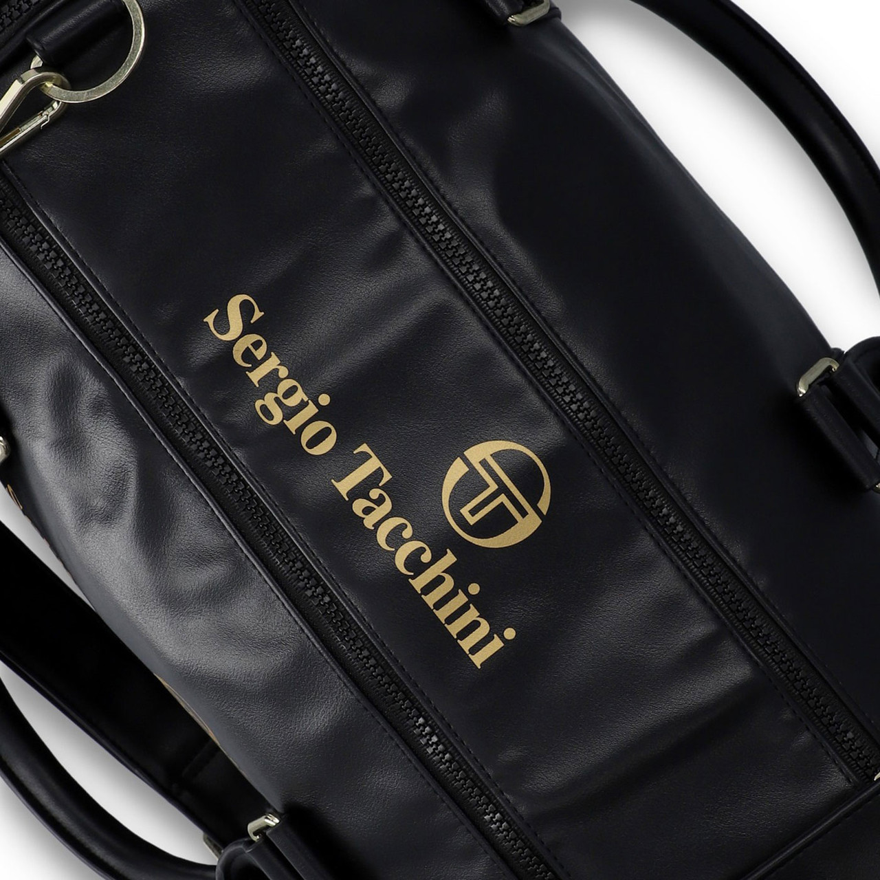 Sergio Tacchini Jorno Retro Gym Holdall Bag in Black