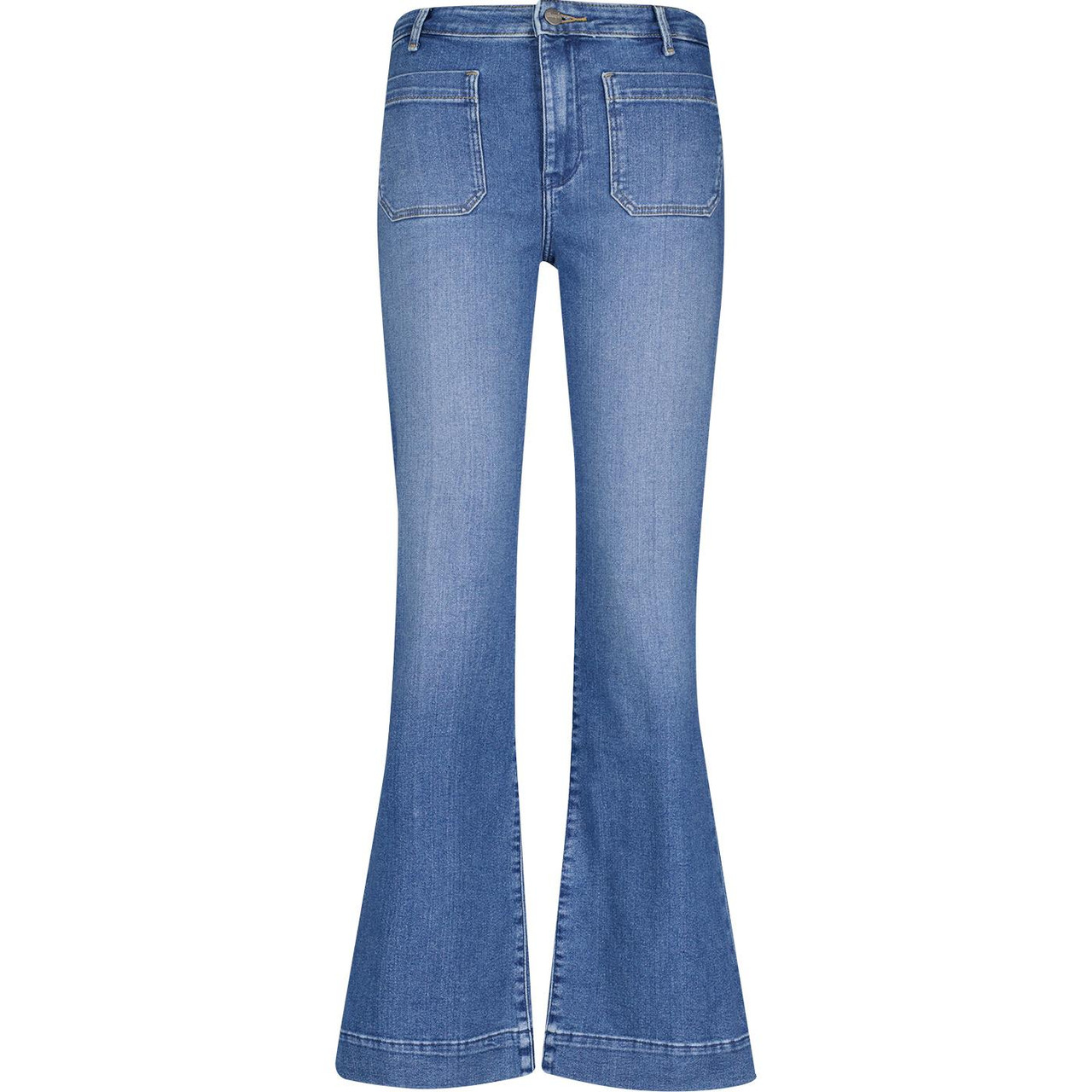 Wrangler Retro '70s Flare Denim Jeans Raven