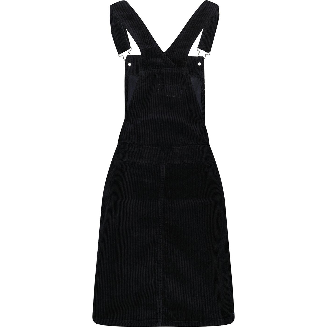 Marlo MADCAP ENGLAND 1960s Cord Pinafore Dress in Black
