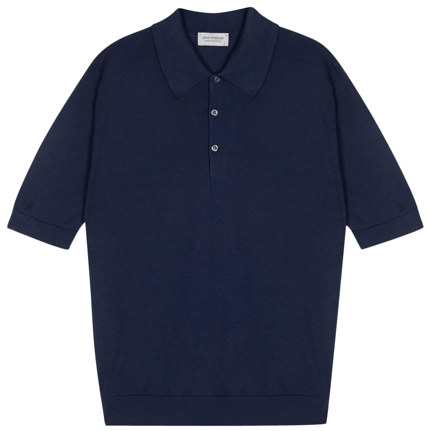 JOHN SMEDLEY for UNITEDARROWS ニットポロ john-smedley-isis-knitted-polo
