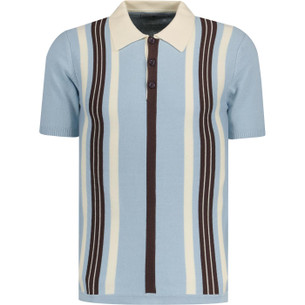 Miles MADCAP ENGLAND Mod Jacquard Knit Polo SW