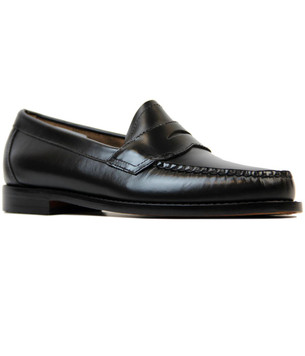 Easy Lincoln Bass Weejuns Leather Chain Loafers B