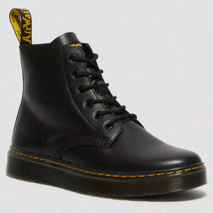 Dr. Martens 1460 Evergreen Genix Nappa Leather Boots in Black/Green