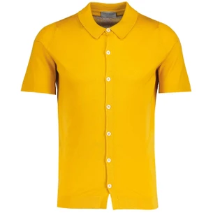 John Smedley Jaxon Mod Ribbed Polo Made in England in Green