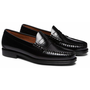 Easy Lincoln Bass Weejuns Leather Chain Loafers C