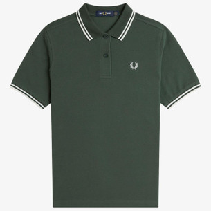 【FRED PERRY】Black/Yellow Women's UK12 Ladies Twin Tipped Fred Perry Shirt (Blk/Love Potion/Golden