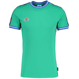 Umbro Men's Retro Sports Taped Ringer T-shirt (BM)