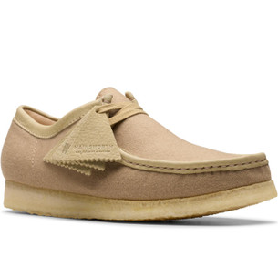 Clarks Originals Meare Mocc Suede Slip-On Mules in Dark Sand