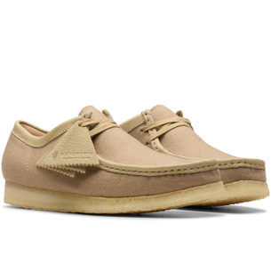 CLARKS ORIGINALS モカシン メープル Clarks Originals Meare Mocc Suede Slip-On Mules in Dark Sand