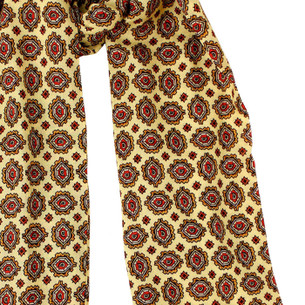 Tootal Barberry Paisley Retro 60s Mod Silk Scarf