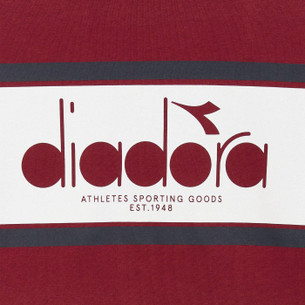 Diadora Sweatshirt Chromia 102.178881 Rot Regular Fit