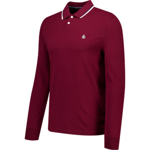 Original Penguin Archive Skipper Collar 50s Polo in Birch
