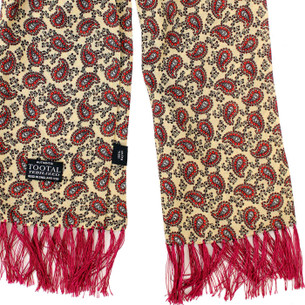 ヴィンテージ 英国製 Tootal Scarf ブラウン系 60-70s TOOTAL | 07 Vintage ｜ セブン ヴィンテージ ｜ ヴィンテージ