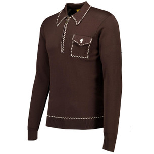 Noel Gabicci Vintage 70s Knitted Polo Cardigan B