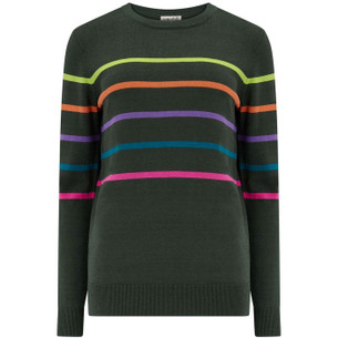 Sugarhill Brighton Liselle – Retro Knitted Midi Dress in Black