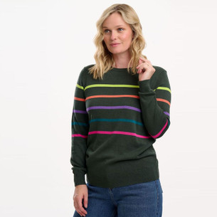 Eadie Sugarhill Relaxed Colourful Zebra Sweatshirt