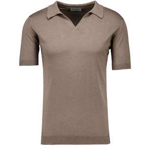 John Smedley Jaxon Mod Ribbed Polo Made in England in Green