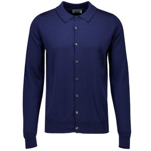 Acaster John Smedley Fine Merino Wool Polo Shirt B