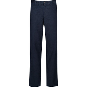 Farah Norwood Retro Hopsack Trousers in Navy