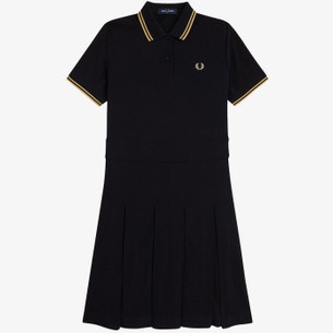 Fred Perry D3600 Twin Tipped Mod Tennis Dress in Navy/White/Peach