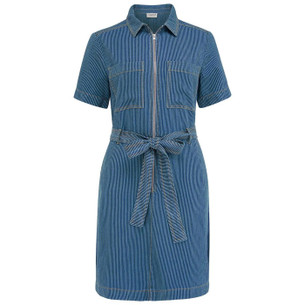 tunechi denim shirt dress Lightweight Stone Wash Denim Shirtdress Tibi Official