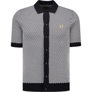 Fred Perry M3600 Mod Twin Tipped Polo Shirt in Dark Caramel