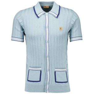 トップス JOHN SMEDLEY WOODFORD Woodford John Smedley Full Button Polo Shirt (A)