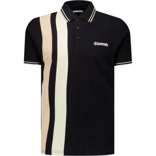 LAMBRETTA Retro Mod Twin Tipped Pique Polo BP/SB