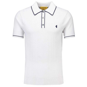 Woodford John Smedley Full Button Polo Shirt (A)