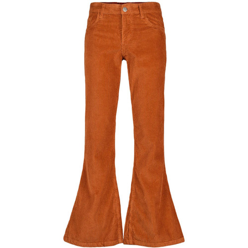Madcap England Rogue Retro 70s Jumbo Cord Flares in Gingerbread
