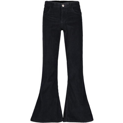 Madcap England Rogue Retro 70s Jumbo Cord Flares in Black