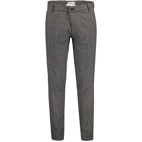 Madcap England Dylan Slim Dogtooth 60s Mod Trousers in Atmosphere