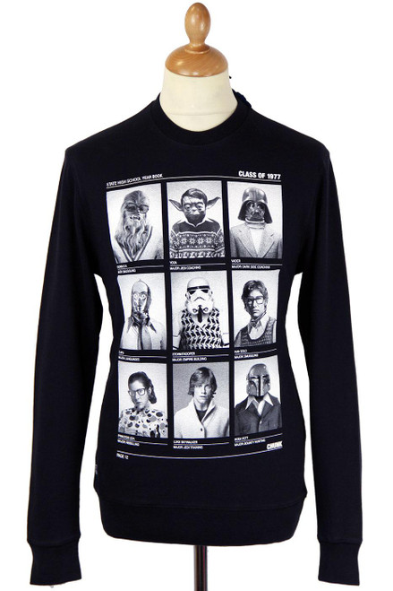 CHUNK T-SHIRTS RETRO STAR WARS CLASS OF 77 SWEAT CHUNK T-SHIRTS RETRO STAR WARS CLASS OF 77 SWEAT