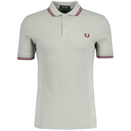 Fred Perry Twin Tipped Polo Shirt in Limestone M3600 181