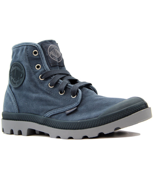 palladium pampa hi retro canvas hi top boots slate palladium pampa hi retro canvas hi top boots slate