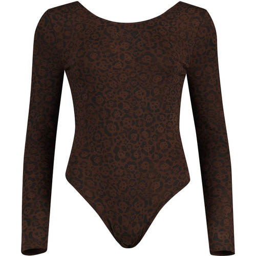 Fender x Wrangler Retro 1980s Leotard in Jaguar Print