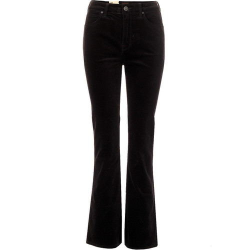 lee jeans breese womens vlvet bootcut jeans black